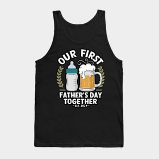 First Father Day Together Tank Top